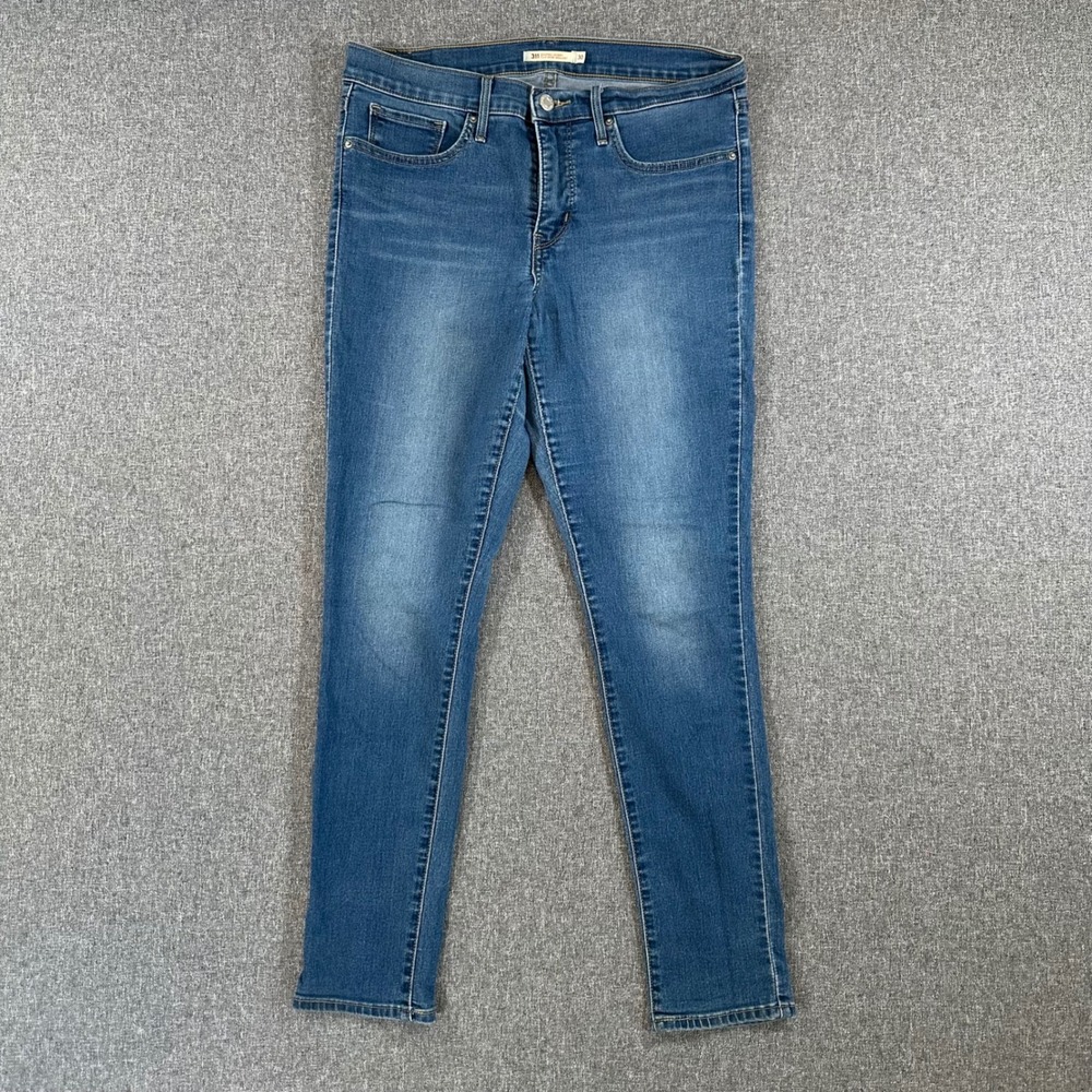 Levis 311 Shaping Skinny Jeans Womens 30x32 Medium Wash Blue Denim Mid Rise